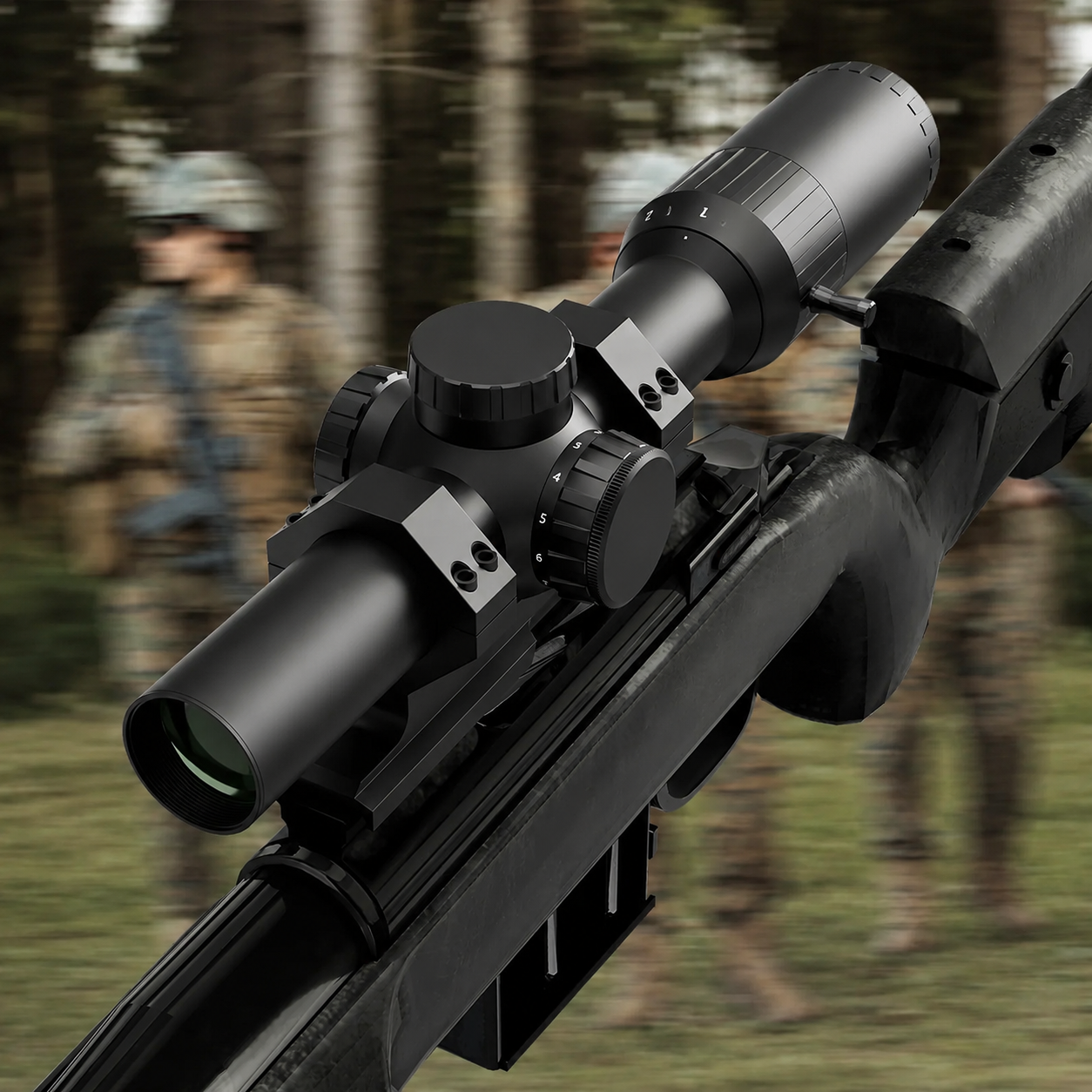 1-8X24SFIR SFP-MOA 30mm Tube Optics Rifle Scope
