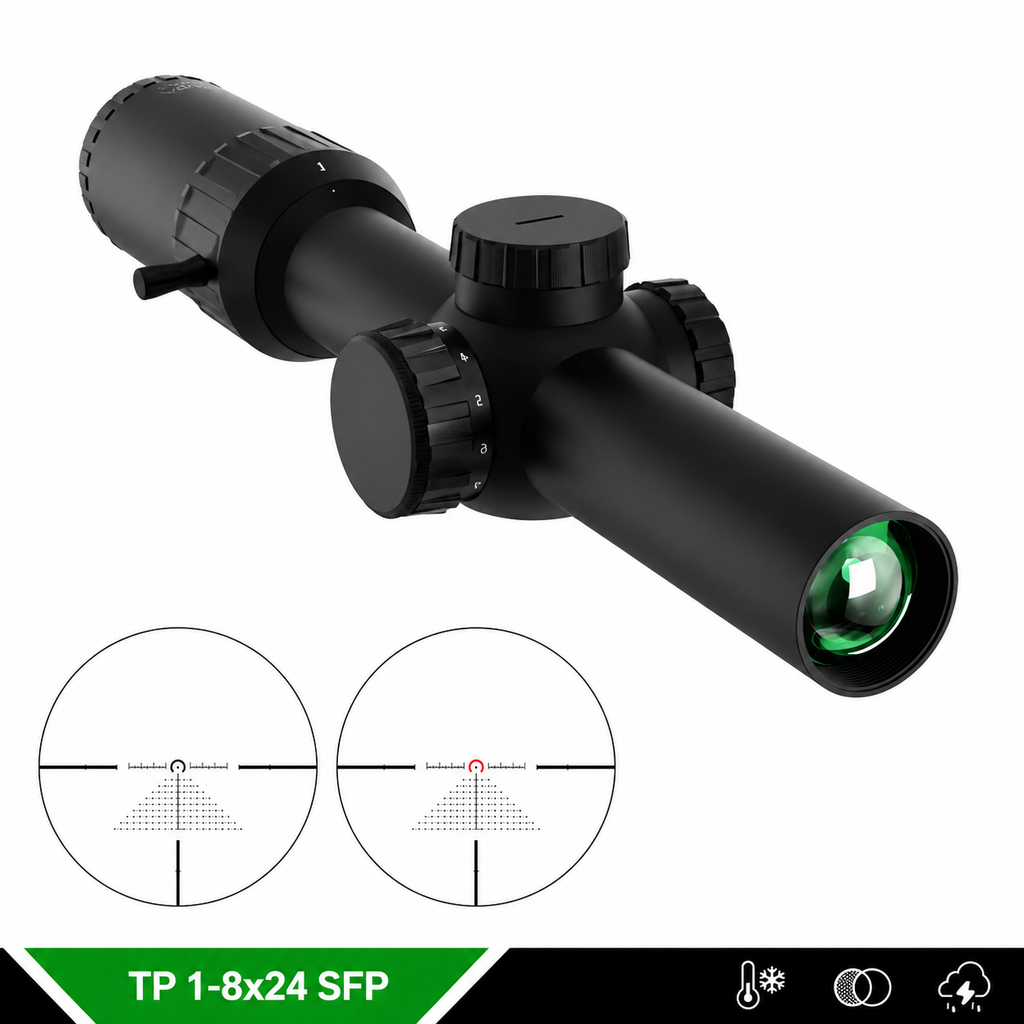1-8X24SFIR SFP-MOA 30mm Tube Optics Rifle Scope