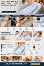 Portable Spa Bubble Bath Massager