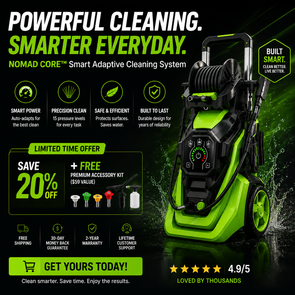 NOMAD CORE™ Smart Adaptive Cleaning System