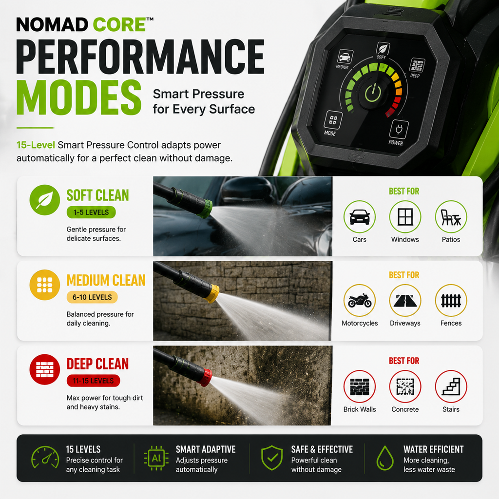 NOMAD CORE™ Smart Adaptive Cleaning System