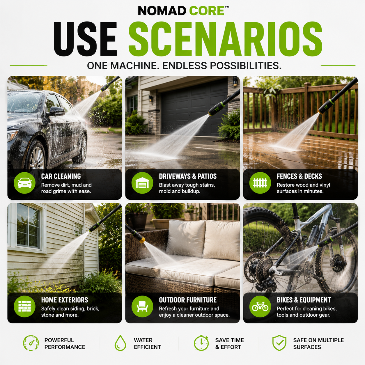 NOMAD CORE™ Smart Adaptive Cleaning System