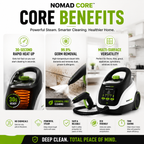 NOMAD CORE™ Smart Multi-Surface Steam Cleaning System