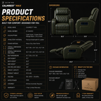 ZEZNTRO CALMREST MAX Zero Gravity Smart Recliner - Living Room