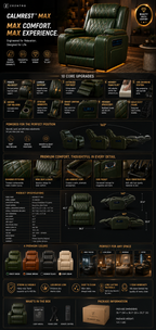 ZEZNTRO CALMREST MAX Zero Gravity Smart Recliner - Package