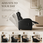 ZEZNTRO CALMREST Massage Recliner Chair - Side Profile