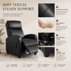 ZEZNTRO CALMREST Massage Recliner Chair - Armrest Detail