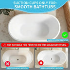 Exclusive portable full-body waterproof spa bubble bath mat