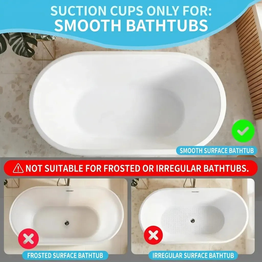 Exclusive portable full-body waterproof spa bubble bath mat